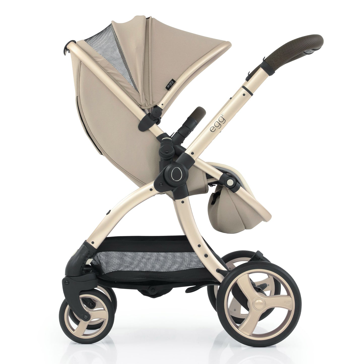 egg2® Stroller & Carry Cot in Feather Bundle