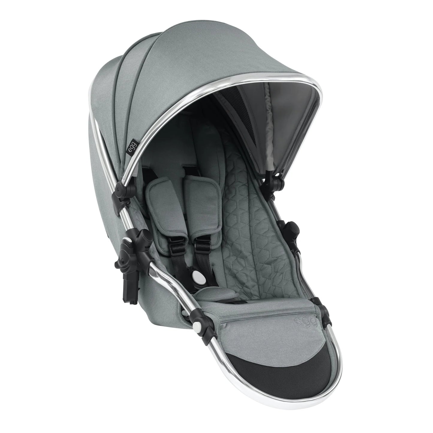 egg2® Double Stroller in Monument Grey