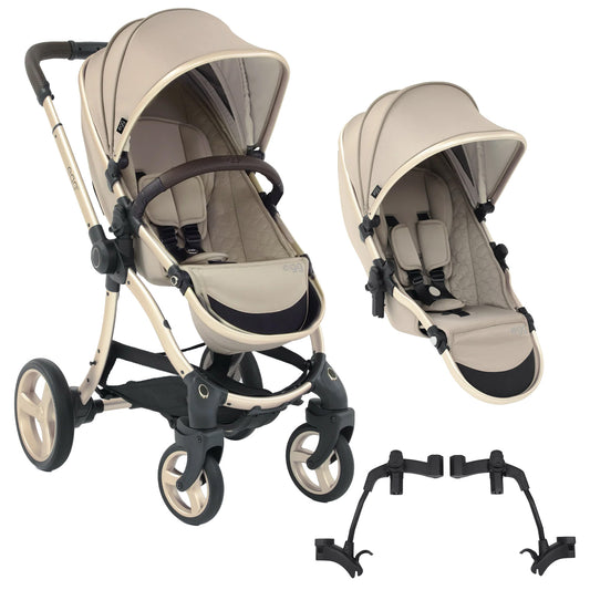 egg2® Double Stroller in Feather