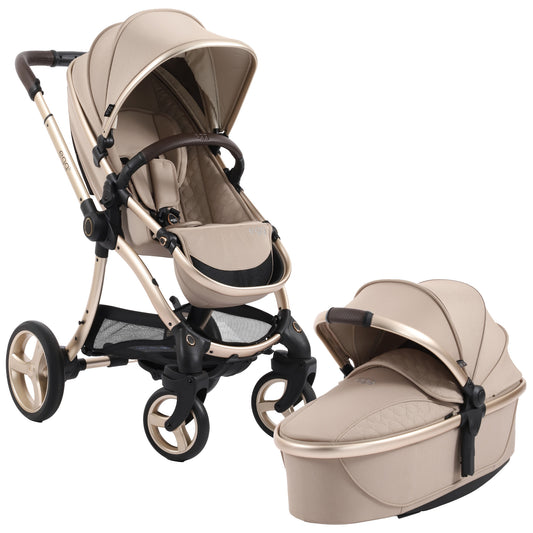 egg3® Stroller & Carry Cot in Feather Bundle