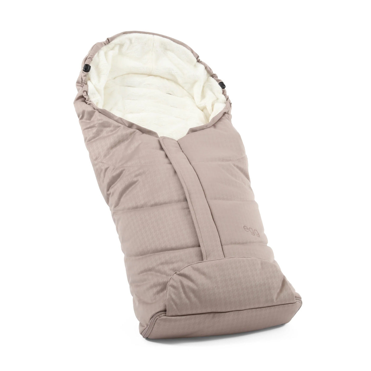 egg3® Deluxe Footmuff in Houndstooth Almond