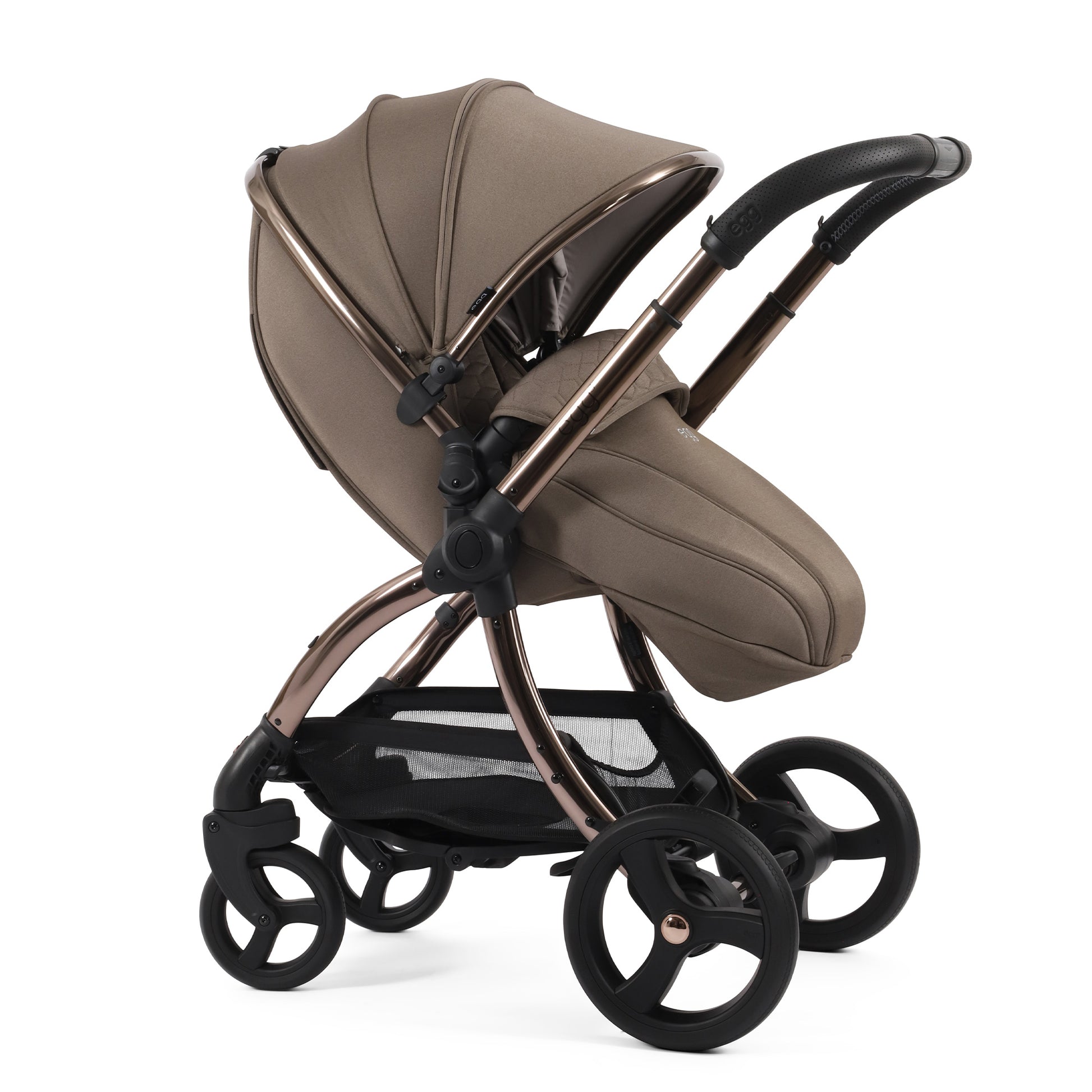 egg3® Stroller & Carry Cot in Mink Bundle