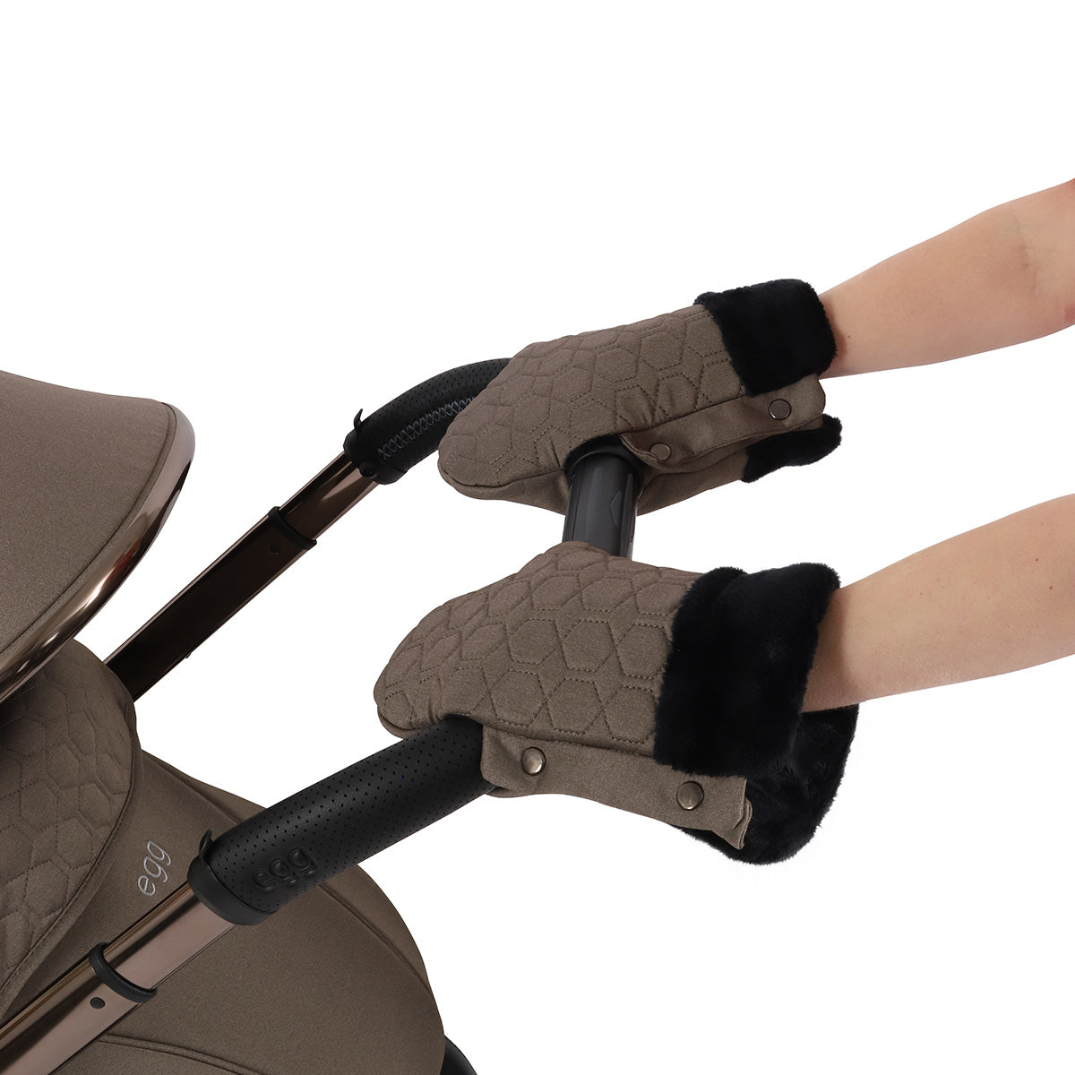 egg Stroller Handmuffs - (Mink)