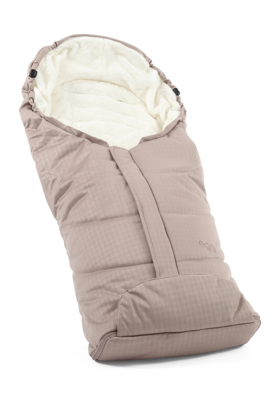 egg3® Deluxe Footmuff in Houndstooth Almond