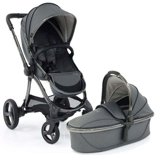 egg2 Stroller Carry Cot in Jurassic Grey Bundle egg Strollers